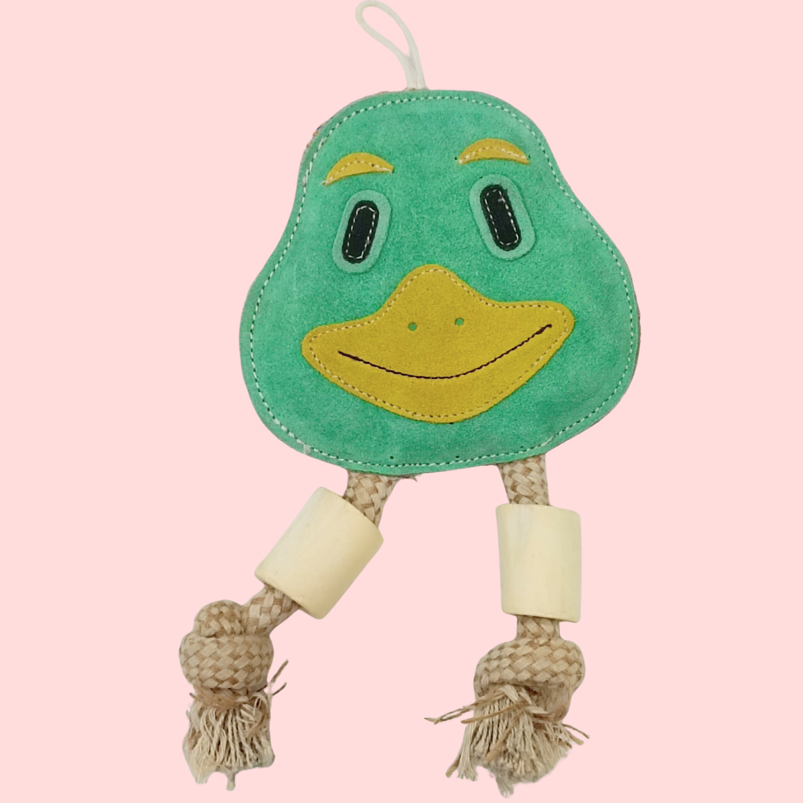 Duck Face Rope Chew Toy
