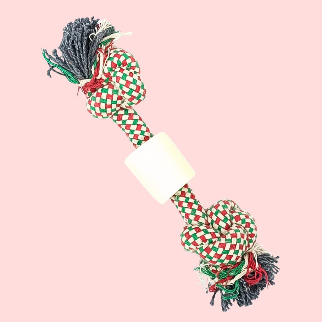 Rope & Bone Chew Stick Dog Toy – Durable Dental Toy