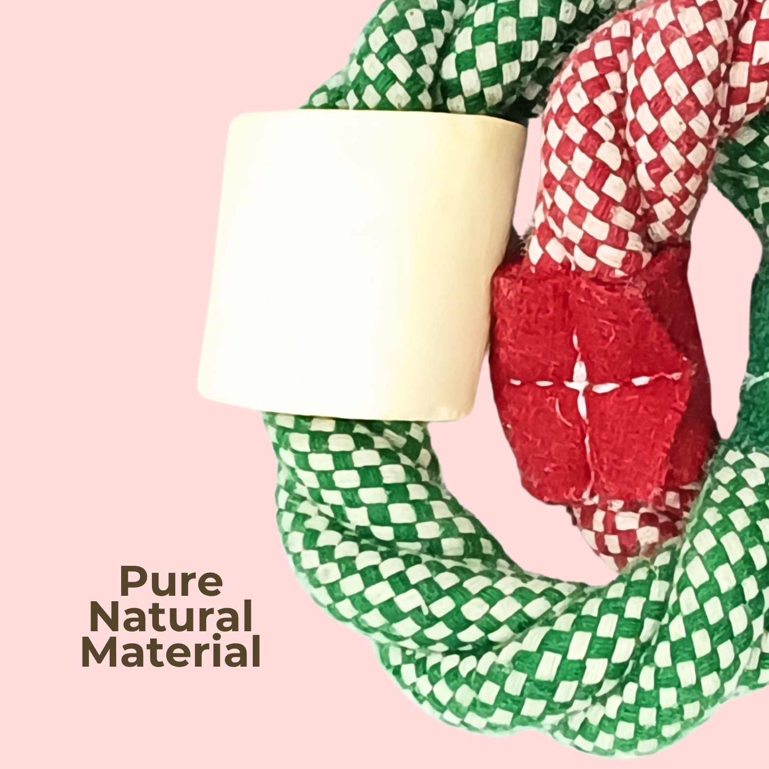 Double Ring Rope Dog Toy – Durable Tug & Chew Toy