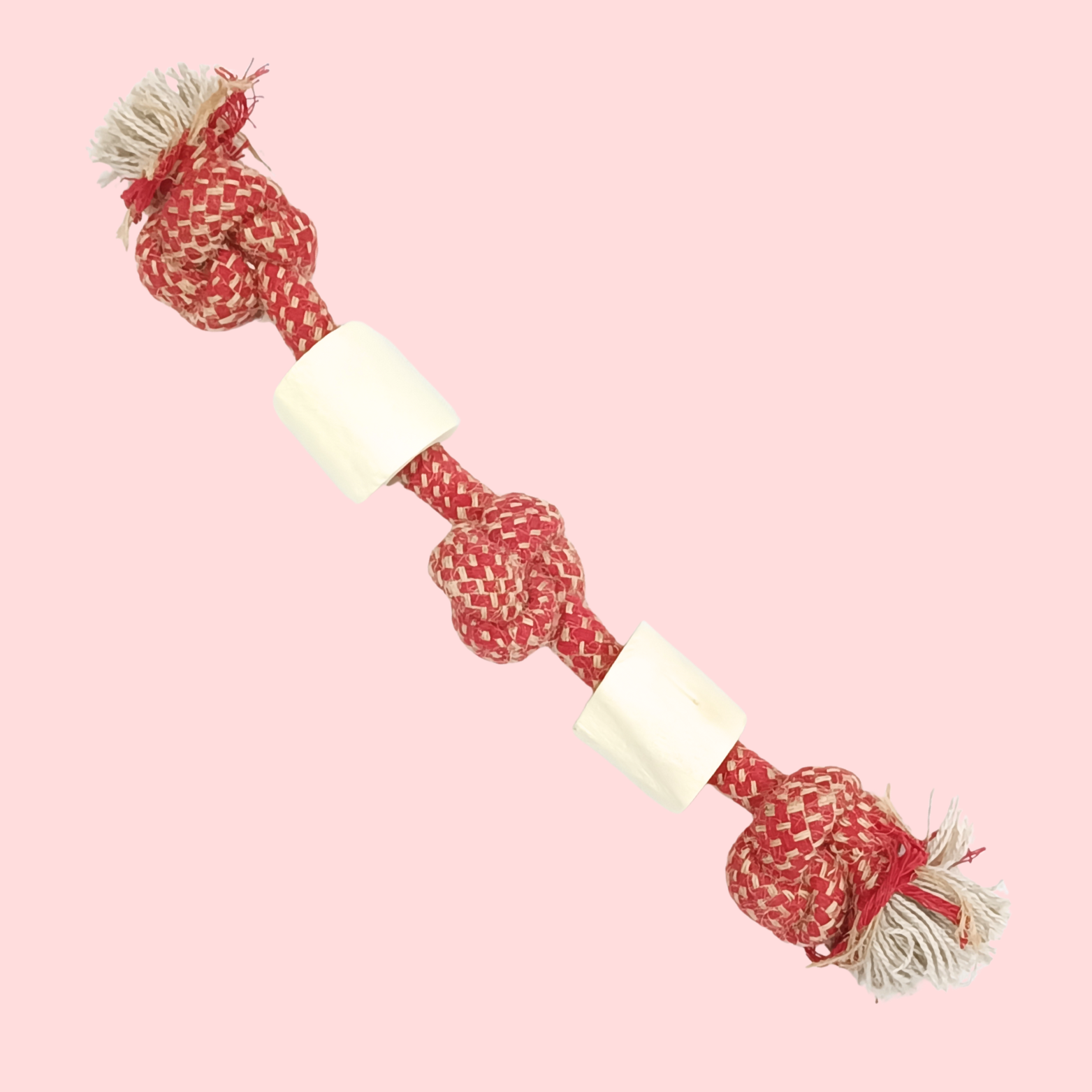 Triple Knot Bone Rope Toy – Strong Chew & Dental Toy