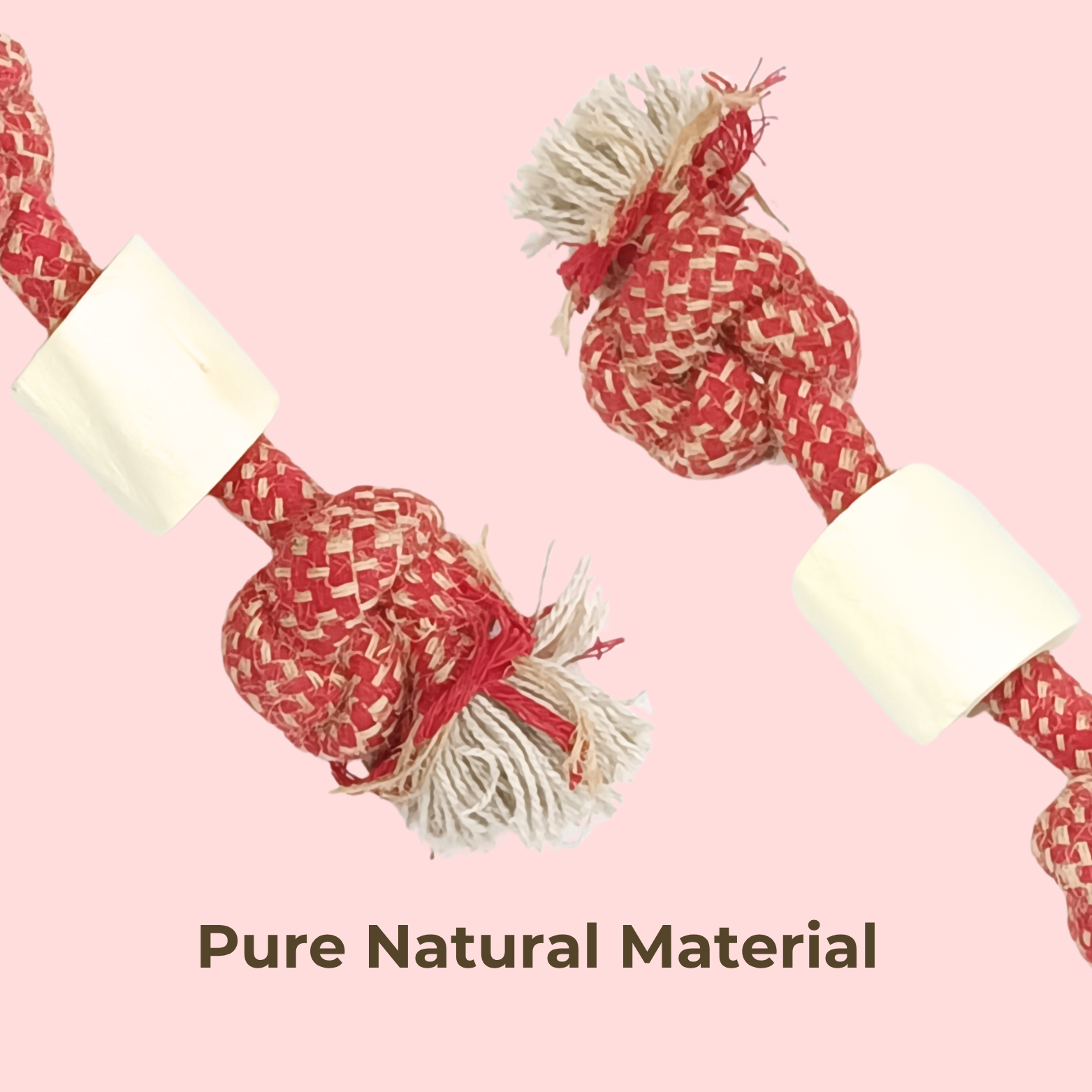 Triple Knot Bone Rope Toy – Strong Chew & Dental Toy