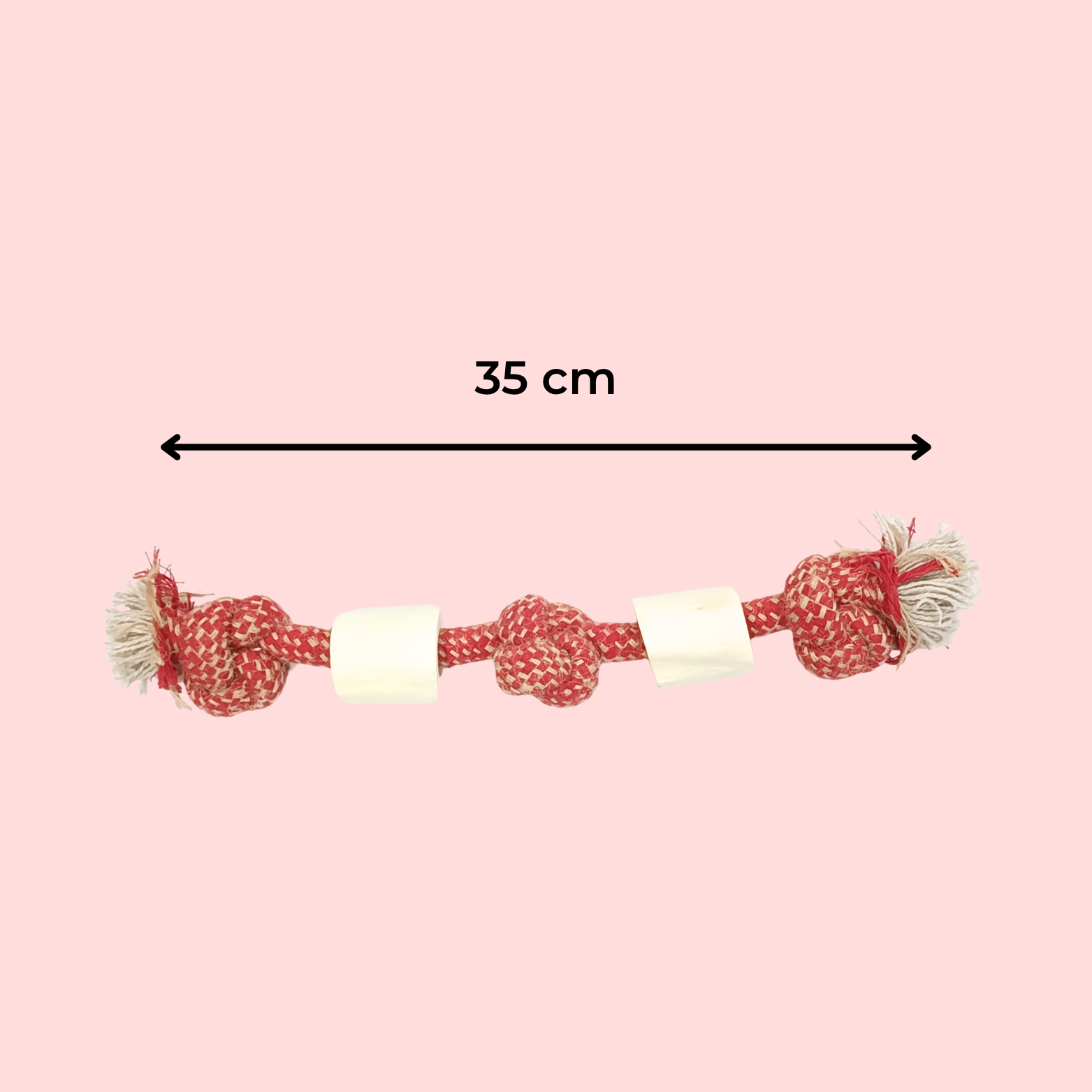 Triple Knot Bone Rope Toy – Strong Chew & Dental Toy