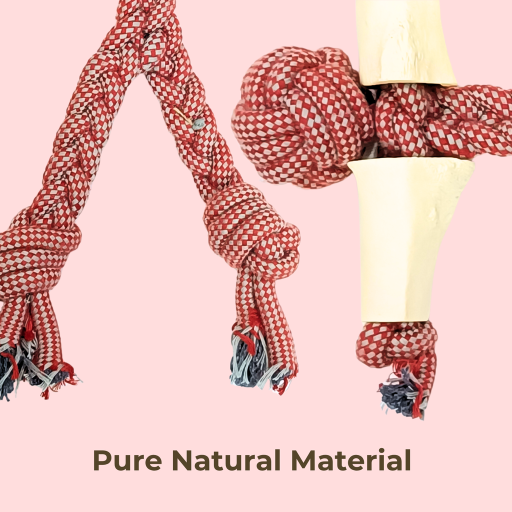 Knotted Rope Figure Toy – Interactive Tug & Play Toy