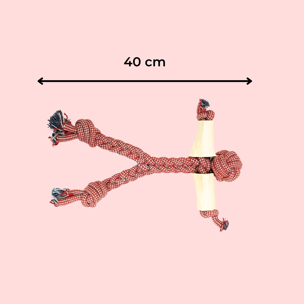 Knotted Rope Figure Toy – Interactive Tug & Play Toy