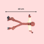 Knotted Rope Figure Toy – Interactive Tug & Play Toy