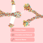 Multi-Color Knot Rope Toy – Heavy Duty Chew Toy