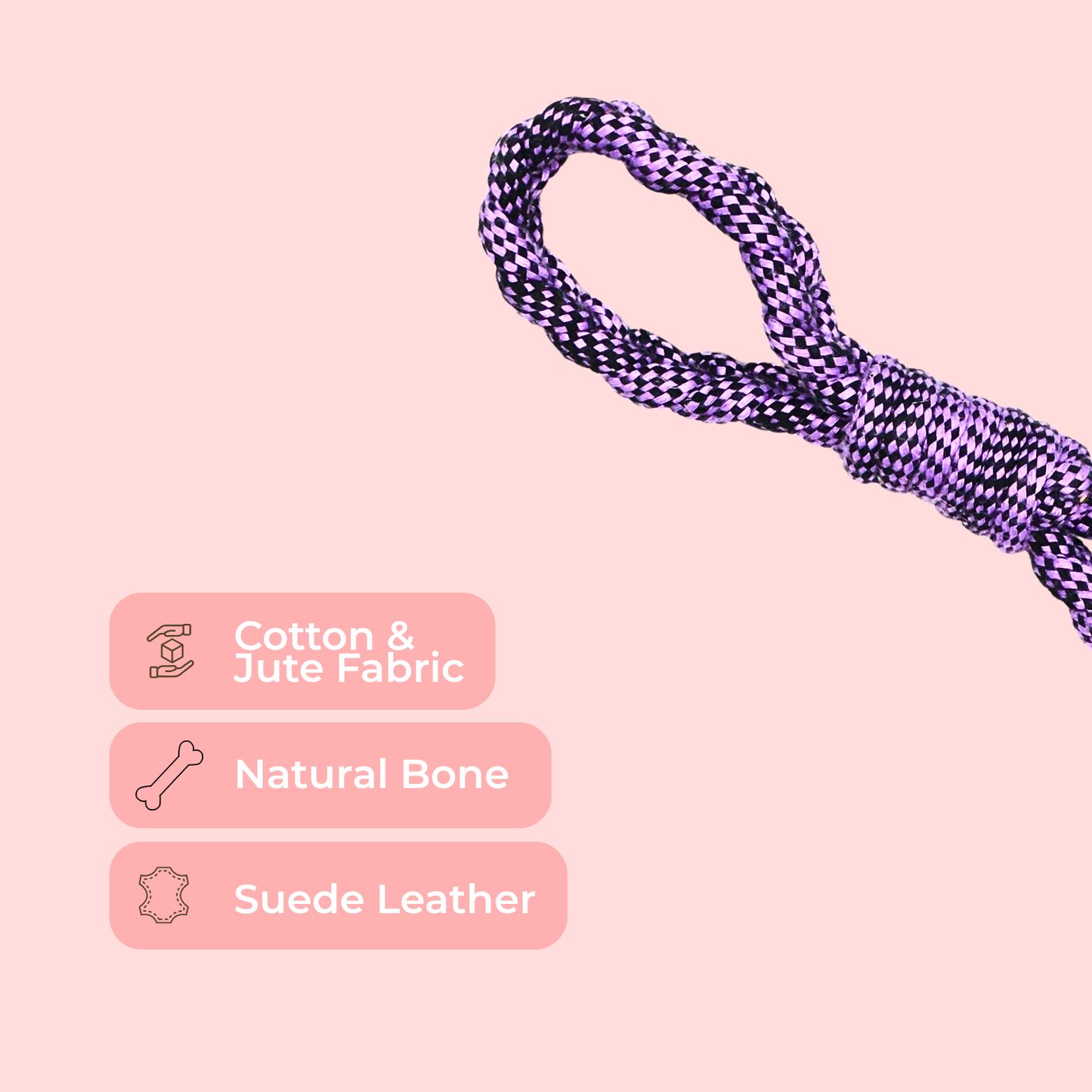 Braided Rope Tug Dog Toy – Durable Chew Toy for Medium & Large Dogs