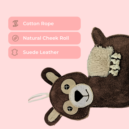 Alpaca Suede & Rope Dog Toy