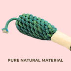 Rope Duck Dog Toy with Natural Bone