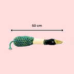 Rope Duck Dog Toy with Natural Bone