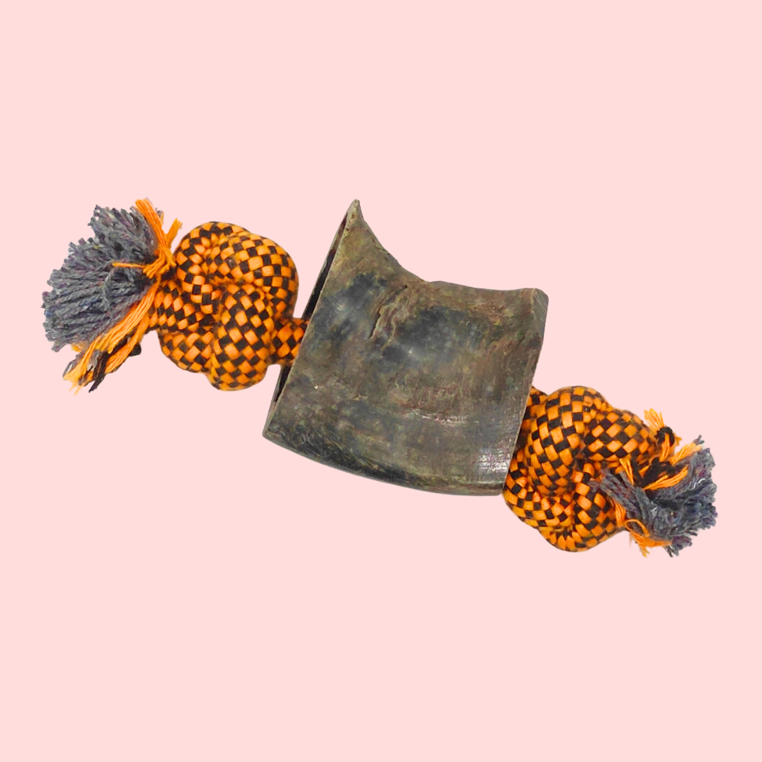 Natural Horn & Rope Dog Toy – Long Lasting Chew Toy for Dogs