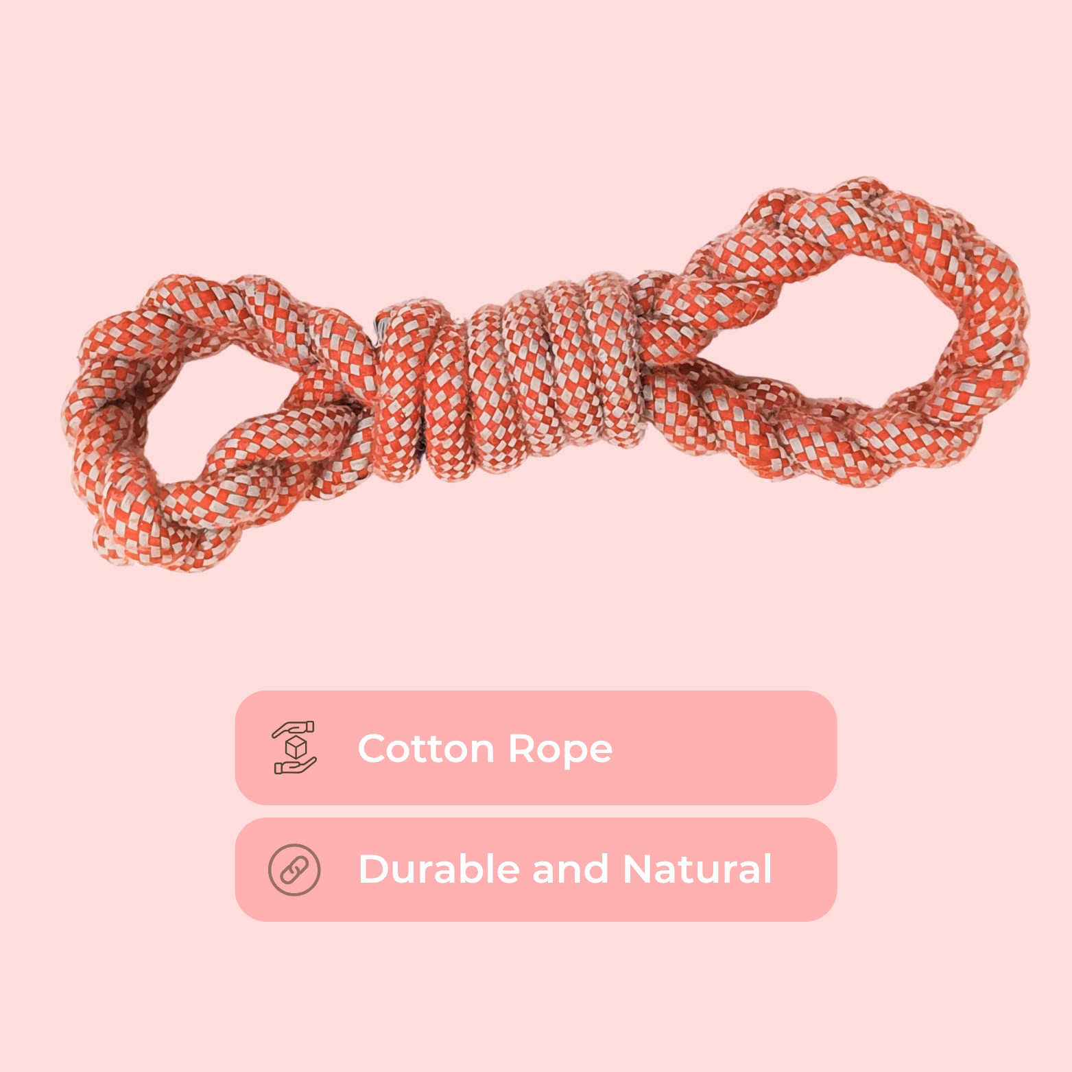 Double Loop Rope Tug Toy