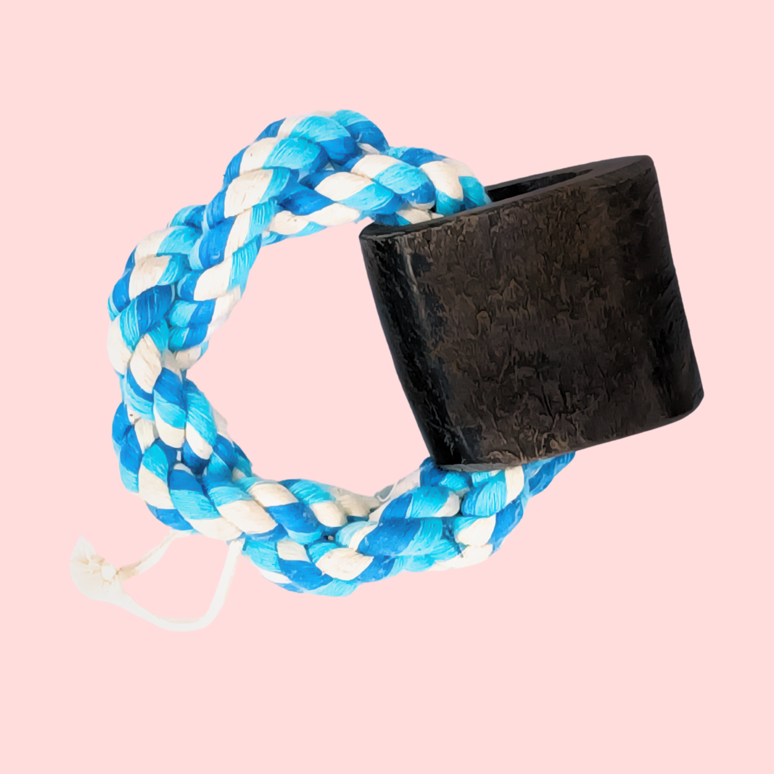 Rope Ring Dog Toy with Horn