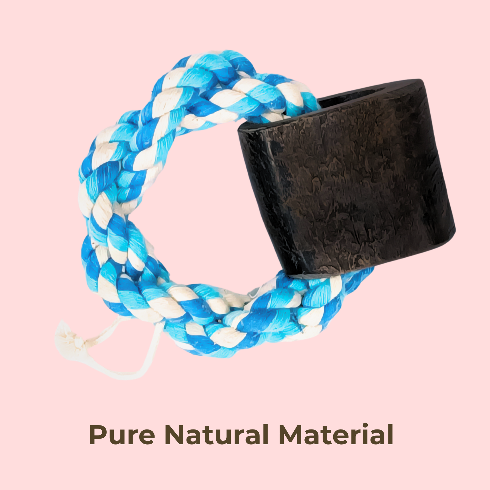 Rope Ring Dog Toy with Horn