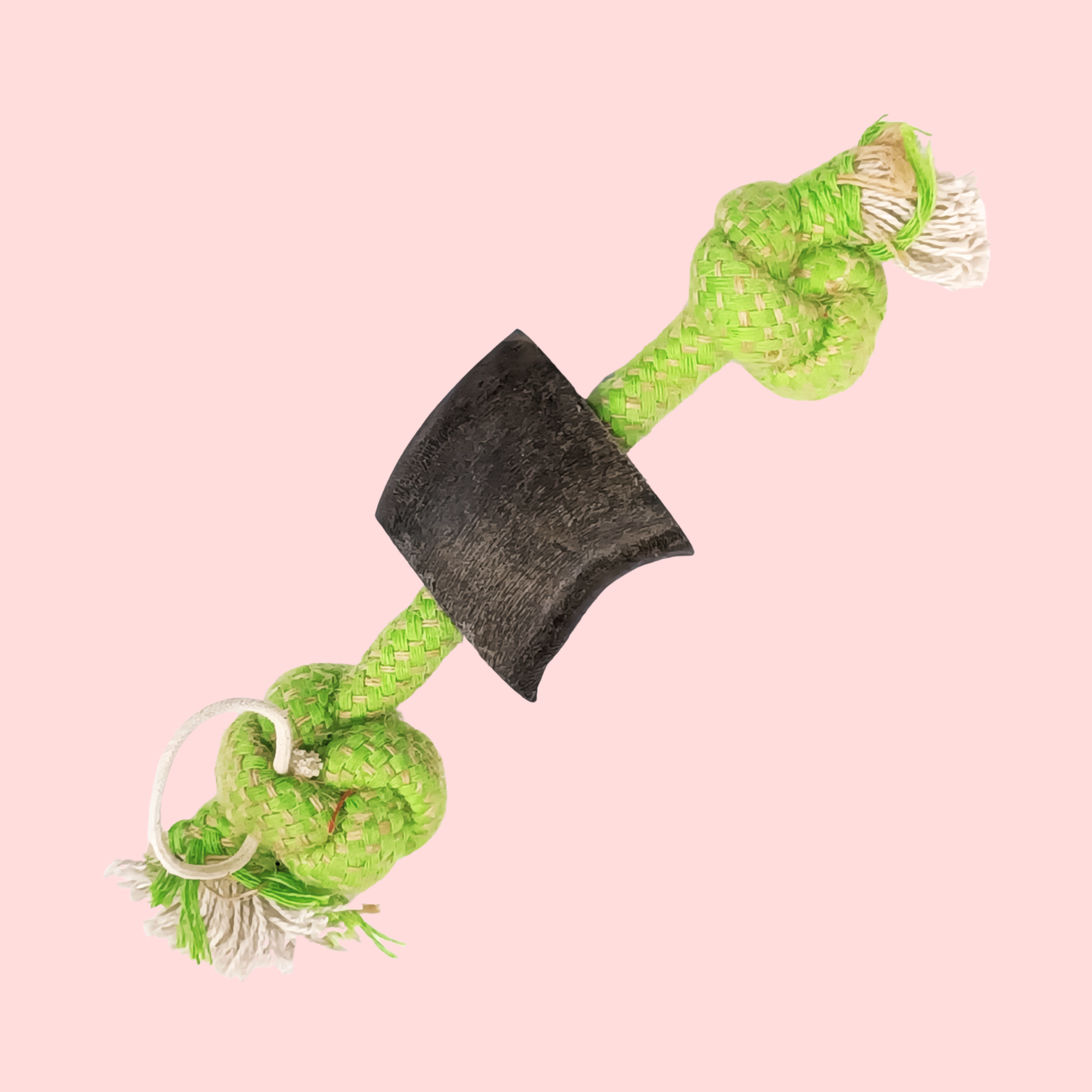 Double Knot Rope Horn Dog Toy