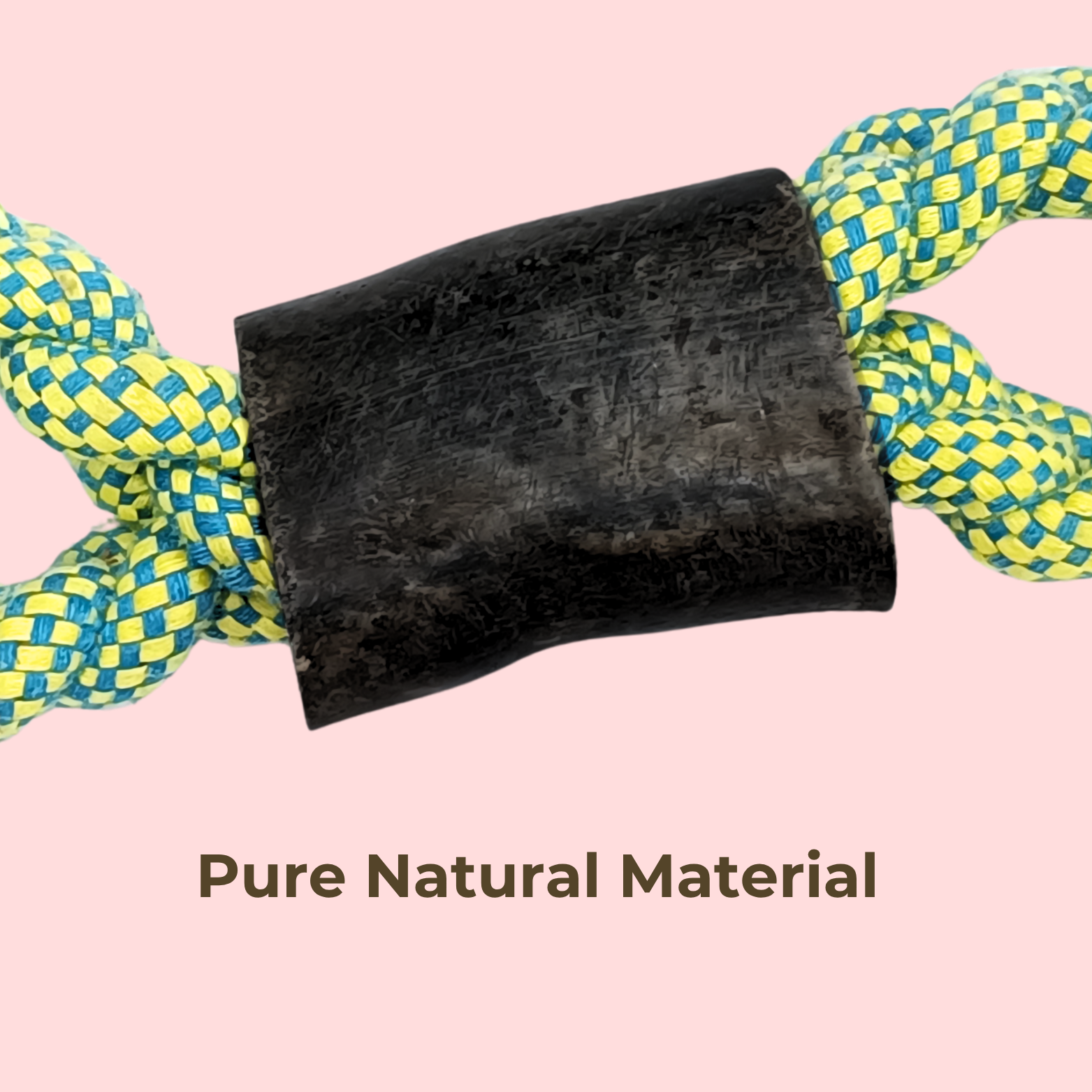 Rope Ring Dog Toy with Horn Center