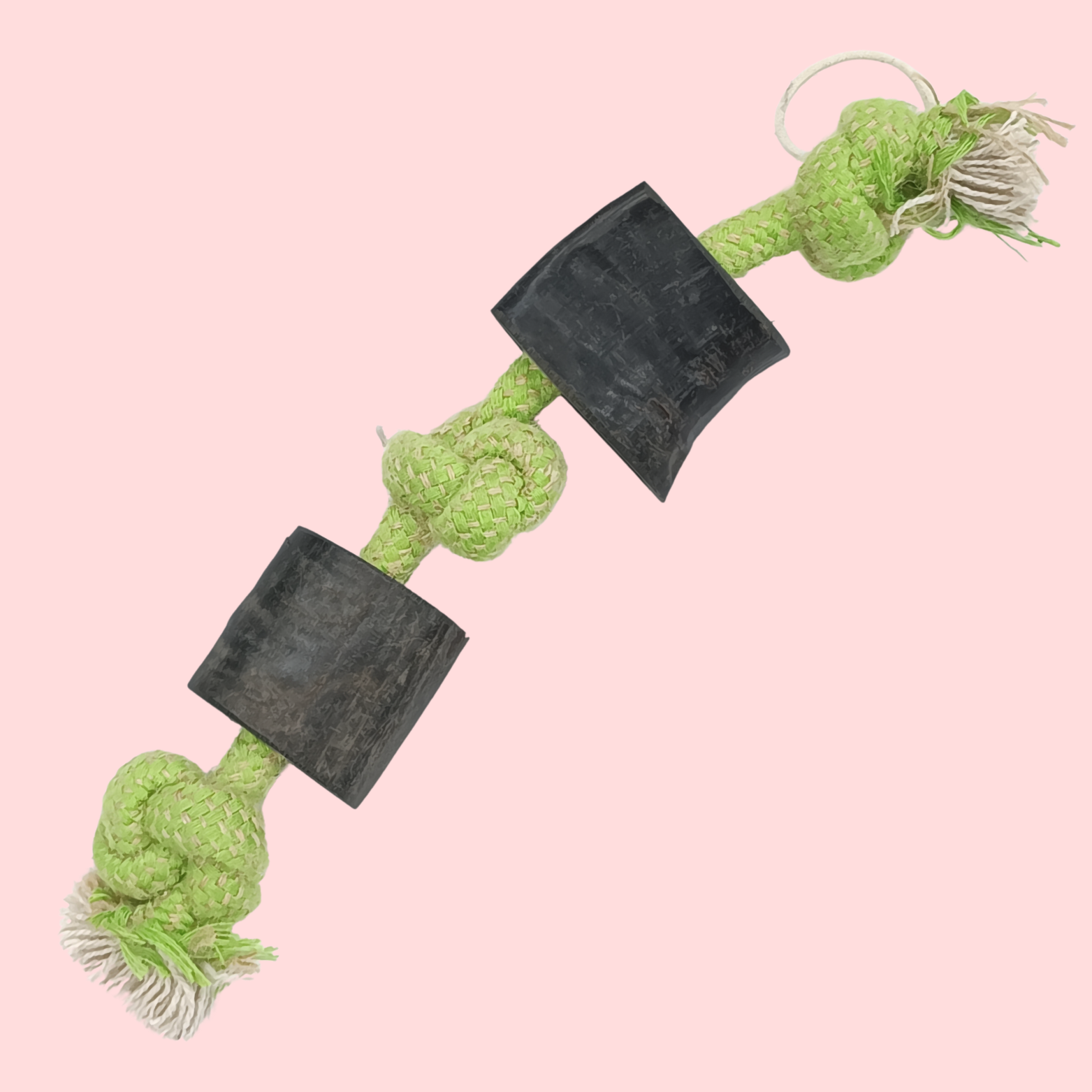 Heavy Duty Double Knot Rope Toy with 2 Horn