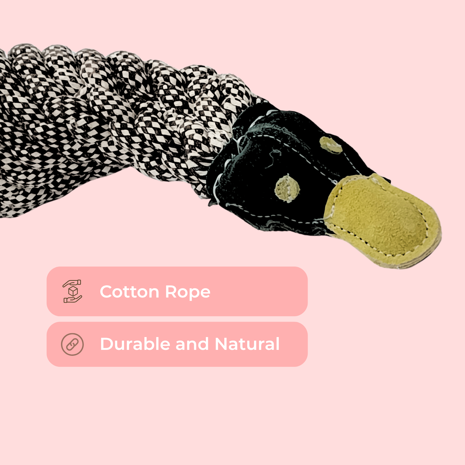 Braided Rope Snake Toy