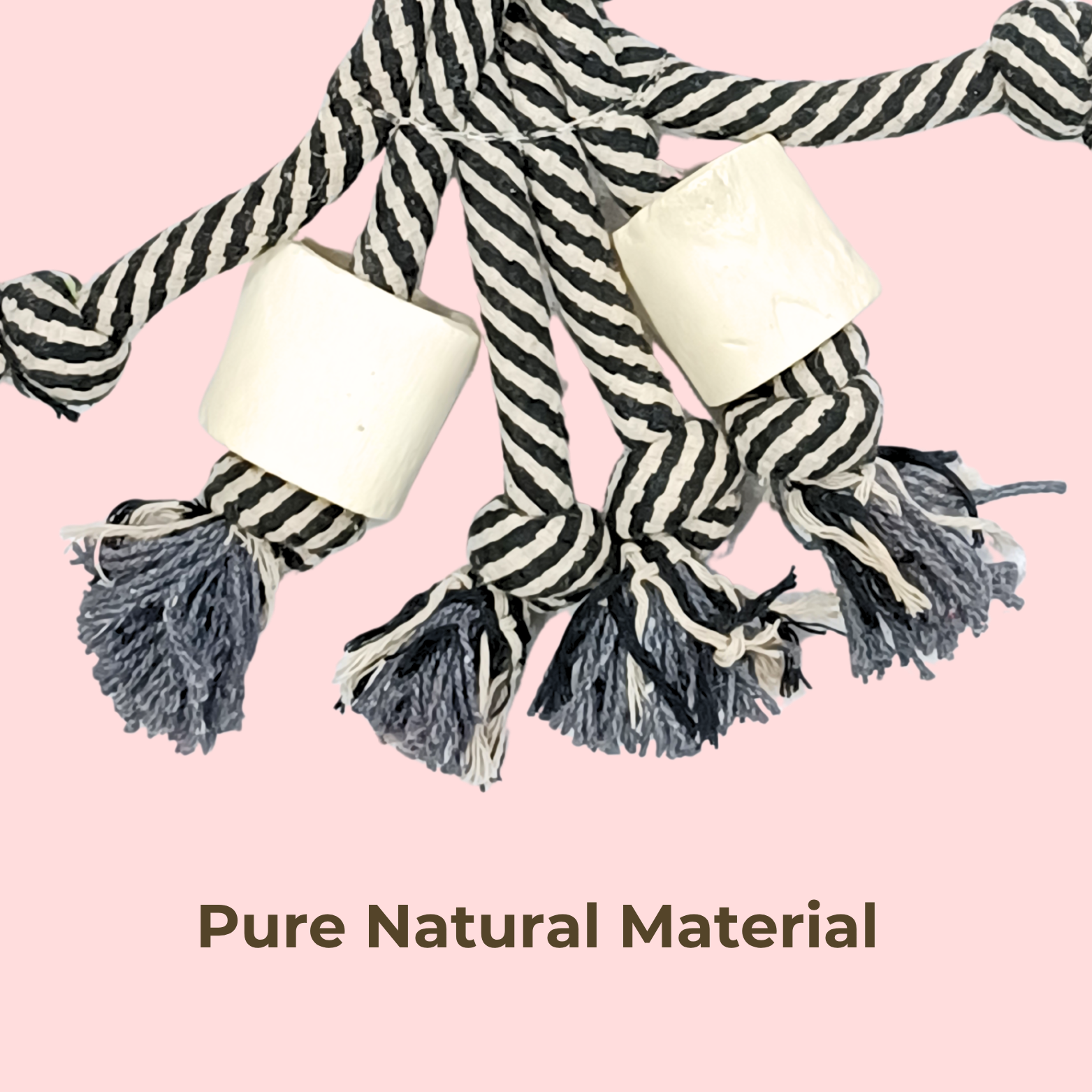 Braided Octopus Rope Dog Toy with Knots