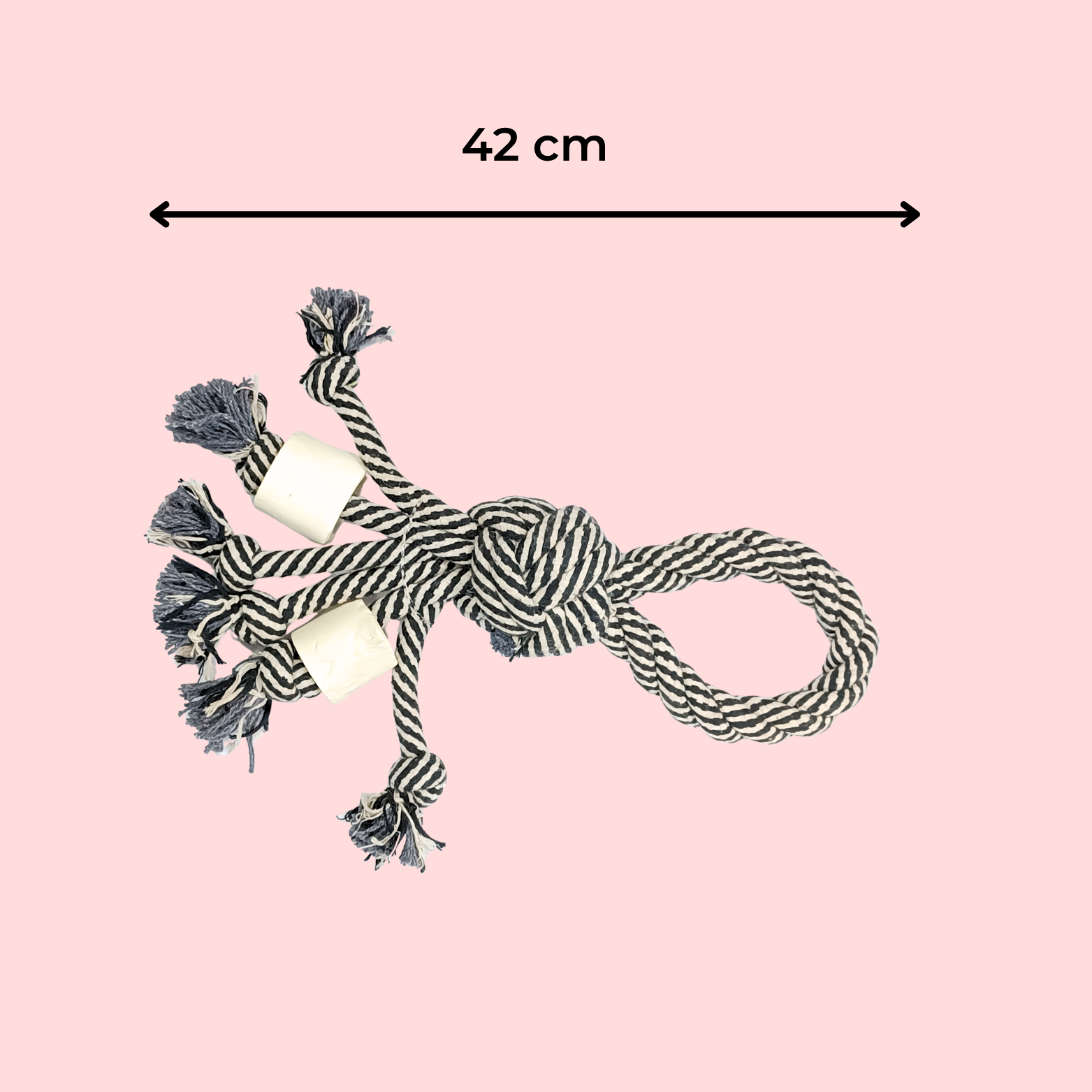 Braided Octopus Rope Dog Toy with Knots