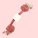 Natural Rope & Bone Knot Dog Toy – Strong Chew Toy for Dogs