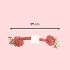 Natural Rope & Bone Knot Dog Toy – Strong Chew Toy for Dogs
