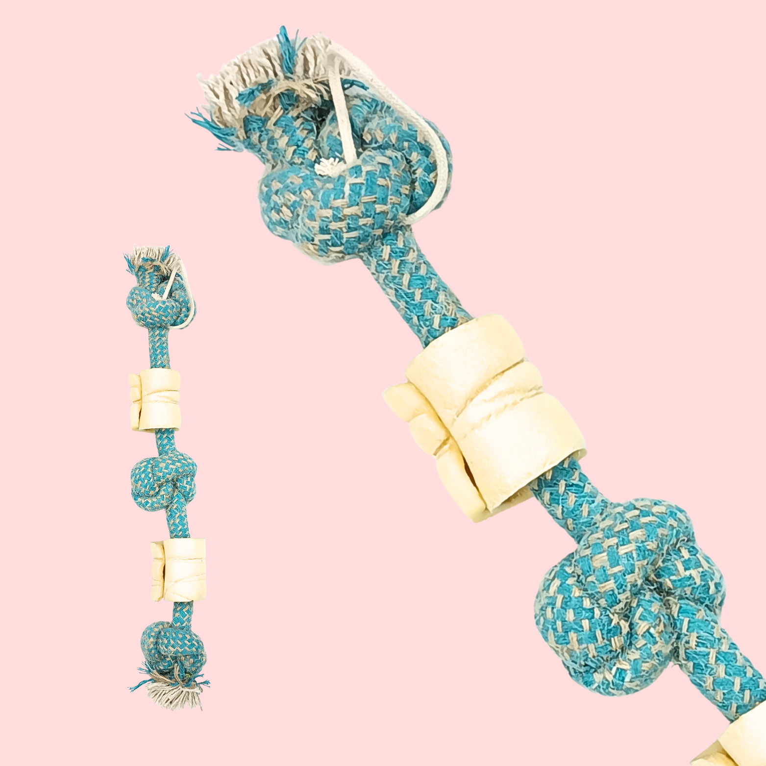 Triple Bone Rope Dog Toy – Heavy Duty Chew Toy