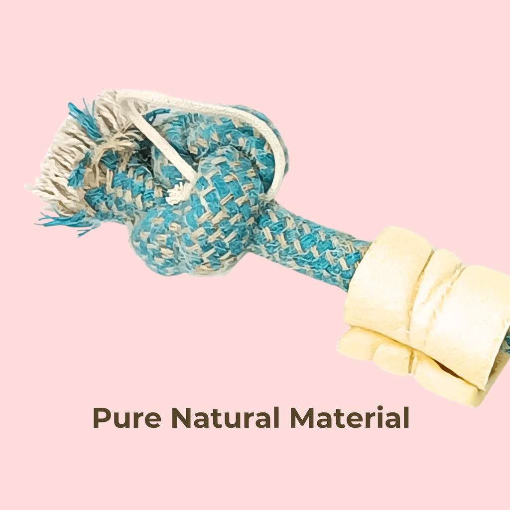 Triple Bone Rope Dog Toy – Heavy Duty Chew Toy