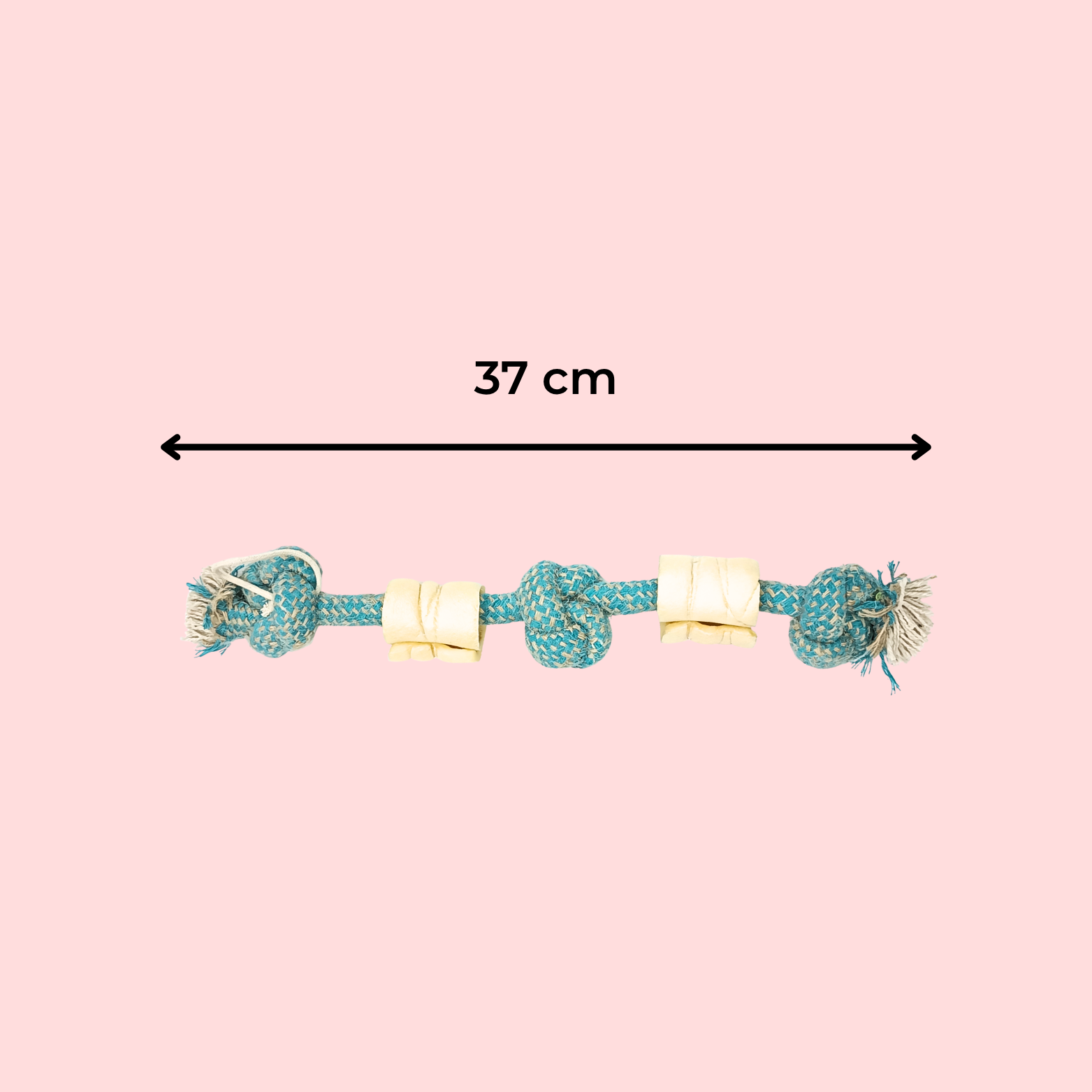 Triple Bone Rope Dog Toy – Heavy Duty Chew Toy